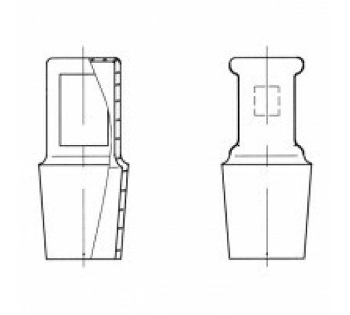 Пробка ПП1-45/40, эскиз 2-980