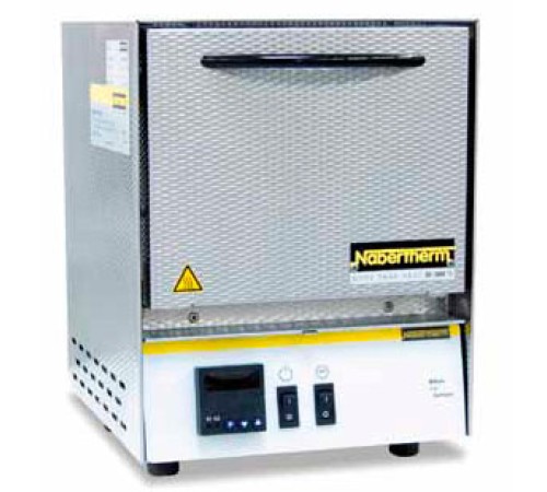 Печь муфельная профессиональная Nabertherm L 1/12/R6 с откидной дверью, 1200°С