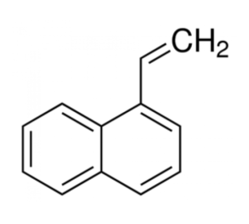 1-винилнафталин, 95%, удар. с 4-трет-бутилкатехола, Alfa Aesar, 1г