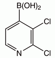 2,3-дихлорпиридин-4-бороновой кислоты, 95%, Alfa Aesar, 1г