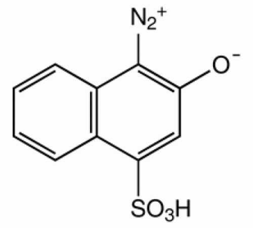 1-диазо-2-нафтол-4-сульфоновой кислоты, 76%, Alfa Aesar, 100 г