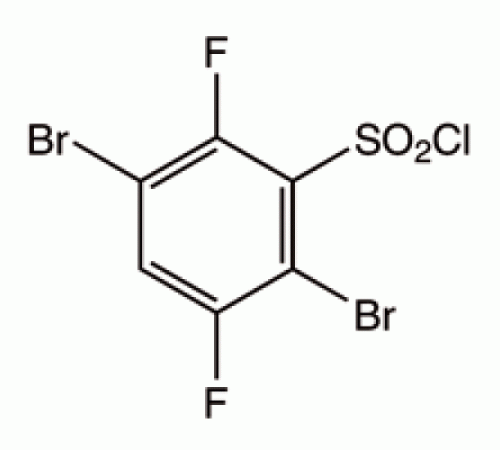 2,5-дибром-3,6-дифторбензолсульфонилхлорид, 97%, Alfa Aesar, 1 г
