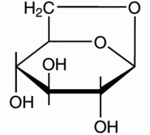 1,6-Anгидро-бета-D-глюкопираноза, 99+%, Acros Organics, 5г