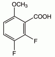 2,3-дифтор-6-метоксибензойной кислоты, 97%, Alfa Aesar, 10 г