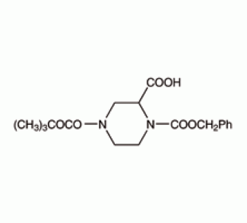 (^ +) - 1-бензилоксикарбонил-4-Вос-пиперазин-2-карбоновой кислоты, 97%, Alfa Aesar, 1г