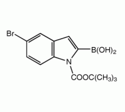 1-Вос-5-броминдол-2-бороновой кислоты, 95%, Alfa Aesar, 1г