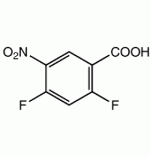 2,4-дифтор-5-нитробензойной кислоты, 97%, Alfa Aesar, 25 г