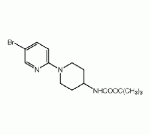 2 - [4 - (Boc-амино) -1-пиперидинил] -5-бромпиридина, 96%, Alfa Aesar, 250 мг