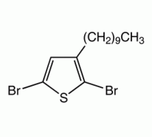 2,5-дибром-3-н-децилтиофен, 97%, Alfa Aesar, 5 г