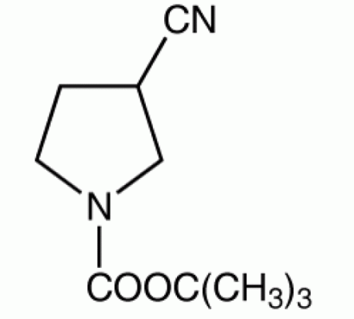 1-Вос-3-цианопирролидин, 99%, Alfa Aesar, 1г