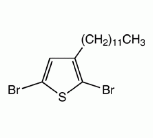 2,5-дибром-3-н-додецилтиофен, 97%, Alfa Aesar, 5 г