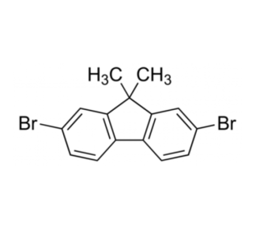 2,7-дибром-9,9-диметилфлуорен, 98%, Acros Organics, 5г