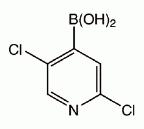 2,5-дихлорпиридин-4-бороновой кислоты, 95%, Alfa Aesar, 1г