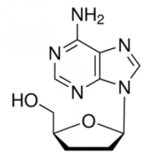 2 ', 3'-дидезоксиаденозин, 98%, Alfa Aesar, 100 мг