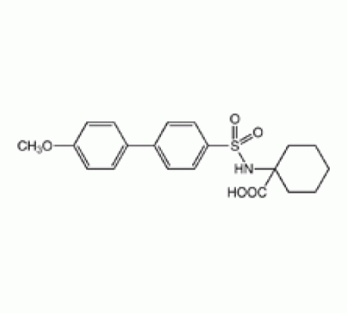 1 - (4'-метокси-4-бифенилилсульфониламино) циклогексанкарбоновой кислоты, 96%, Alfa Aesar, 1г