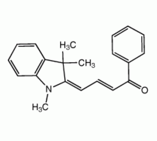 (2E, 4E) -1-фенил-4- (1,3,3-триметил-2-индолинилиден) -2-бутен-1-он, 95%, Alfa Aesar, 1г