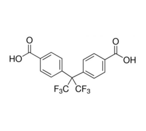 2,2-Бис- (4-карбоксифенил) гексафторпропана, 95%, Alfa Aesar, 5 г