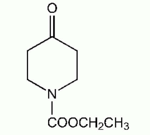 1-этоксикарбонил-4-пиперидон, 99%, Alfa Aesar, 50 г