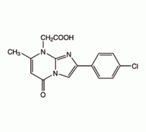 2 - (4-хлорфенил) -7-метил-5-оксо-5Н-имидазо [1,2-а] пиримидин-8-уксусной кислоты, Alfa Aesar, 1 г