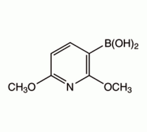 2,6-диметоксипиридин-3-борная кислота, 97%, Acros Organics, 1г